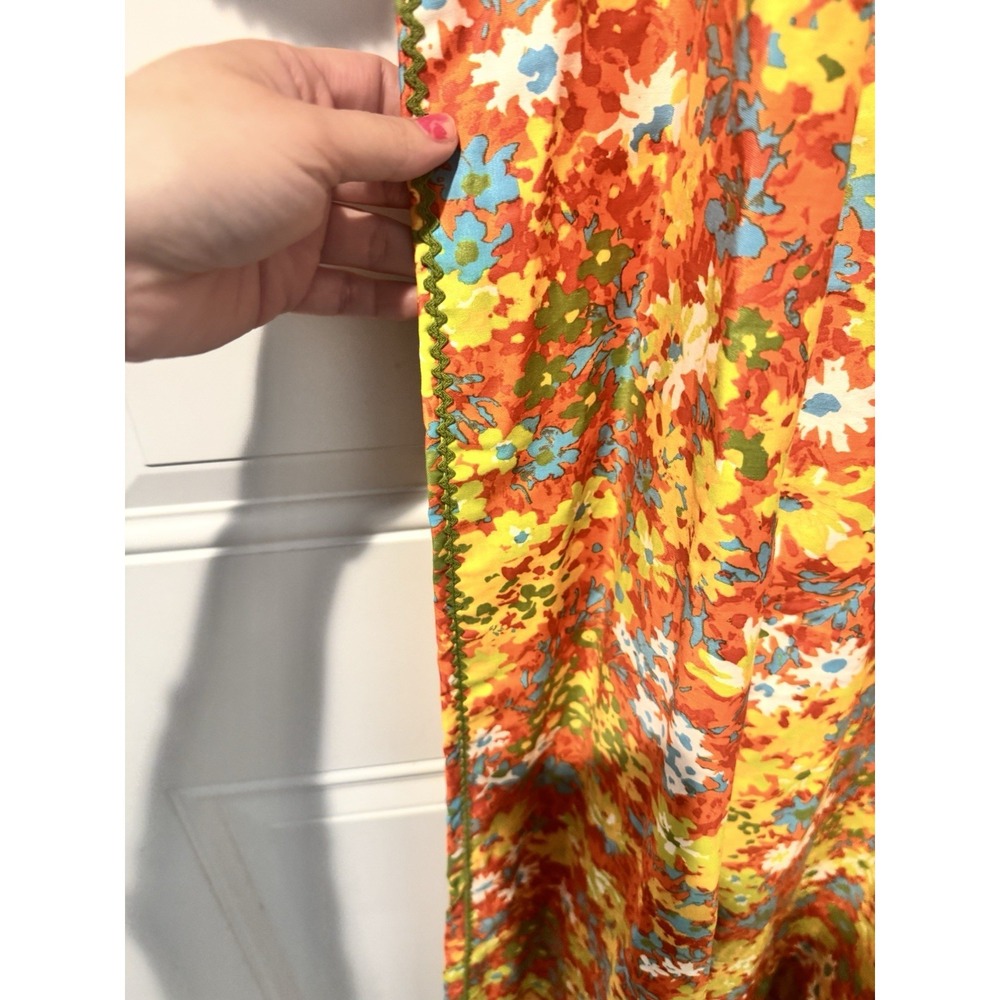 Vintage Bete Collection Honolulu Women's Muumuu Dress Floral Groovy Hippie M - Picture 8 of 16